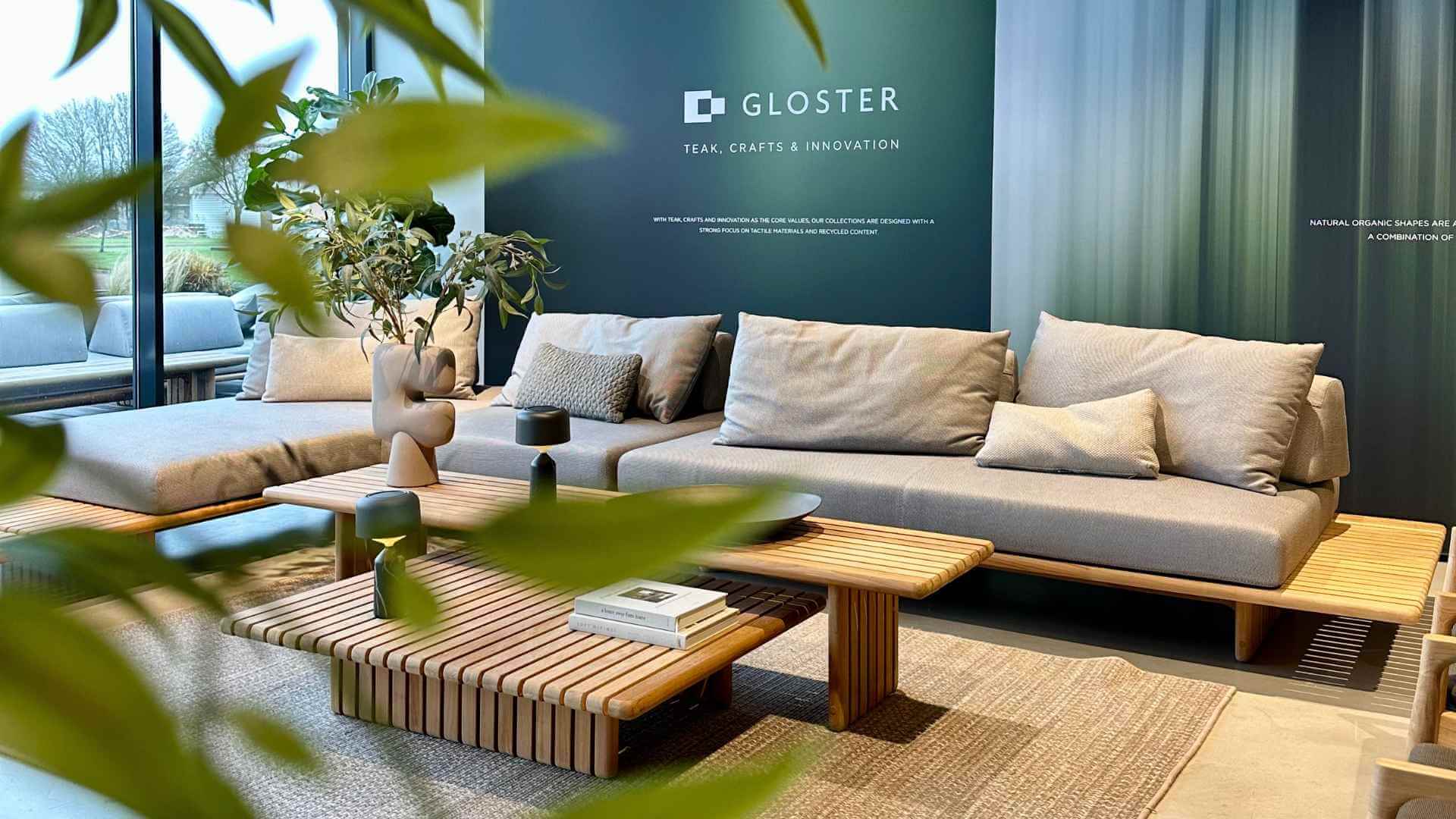 Edles Teakholz-Ambiente von Gloster